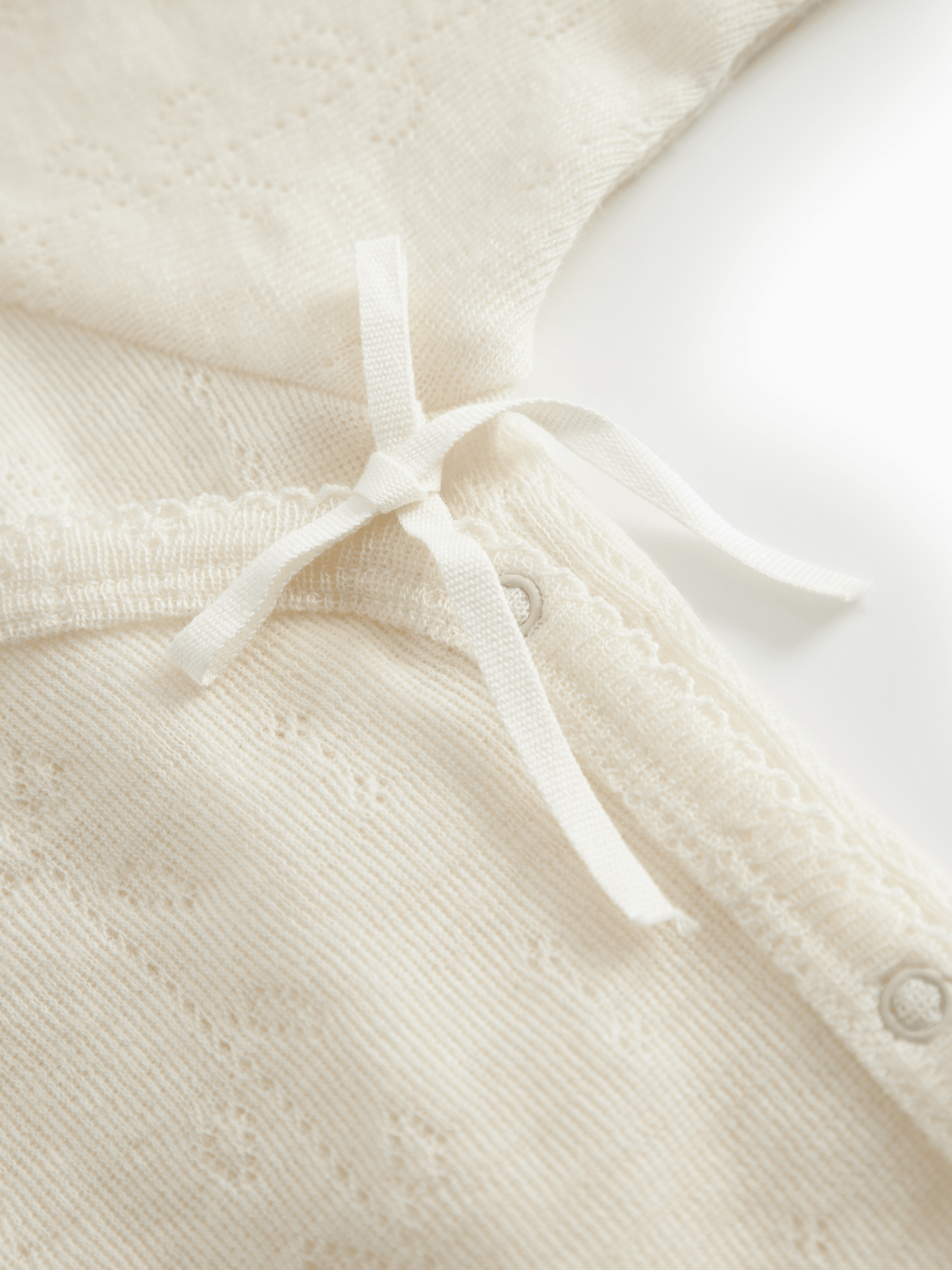 MarMar | Belita Pointelle Overslagromper | Natural - 5711529520157