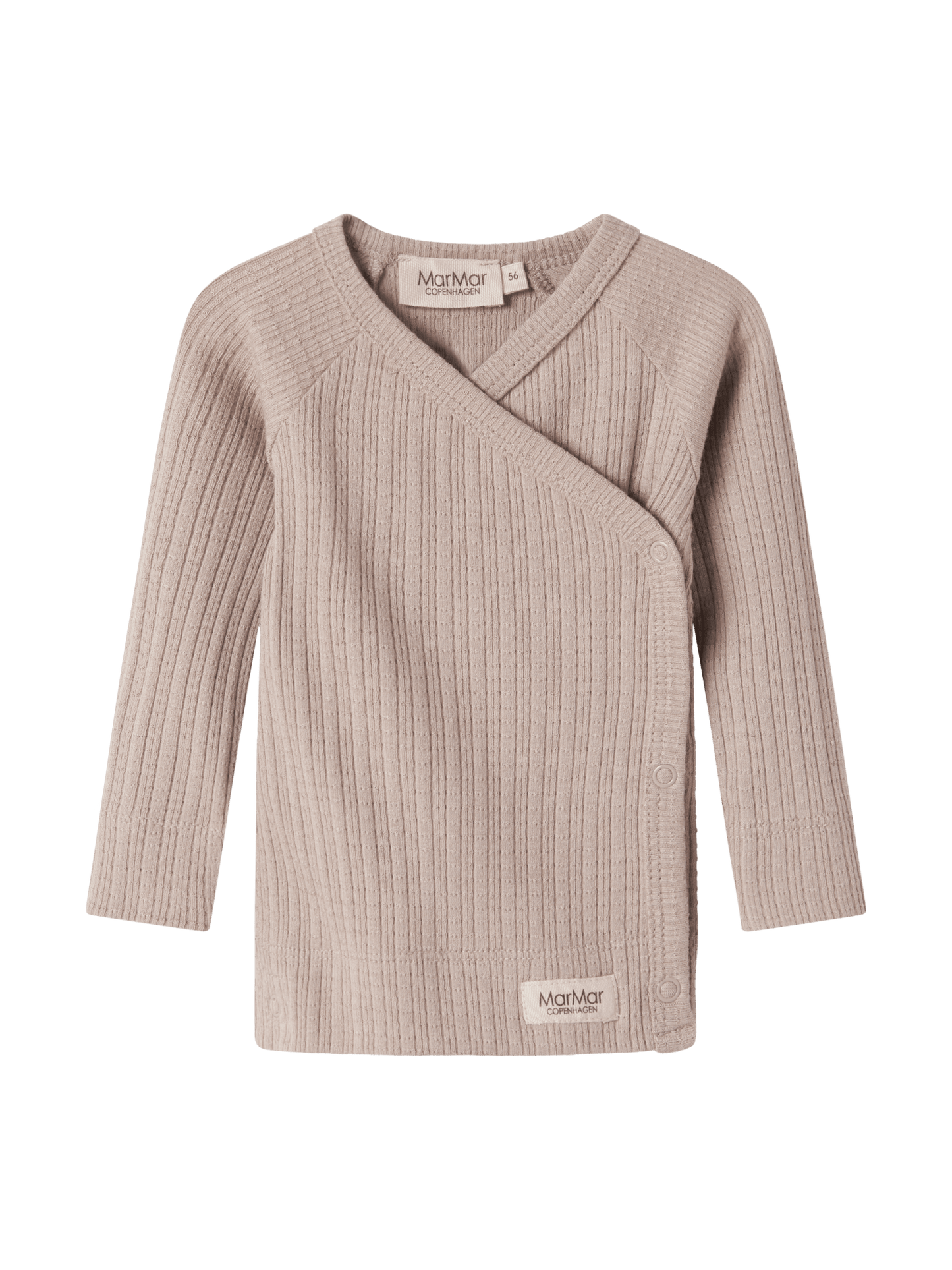 MarMar | Tut Wrap Longsleeve Pointelle | Soft Beige - 5715522272068