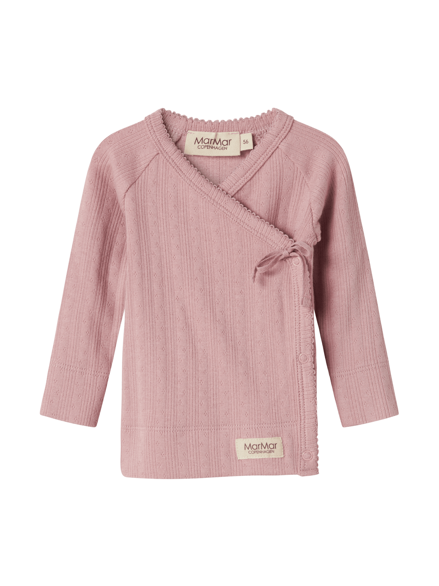 MarMar | Tut Wrap Longsleeve Pointelle | Soft Berry - 5715522250066