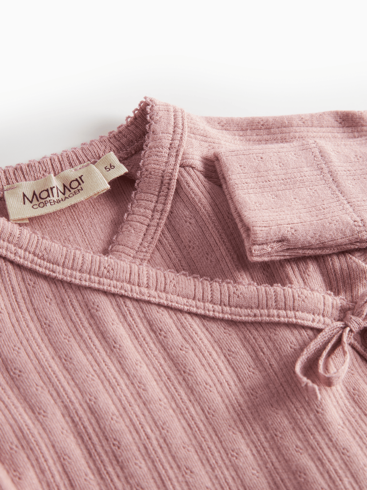 MarMar | Tut Wrap Longsleeve Pointelle | Soft Berry - 5715522250066
