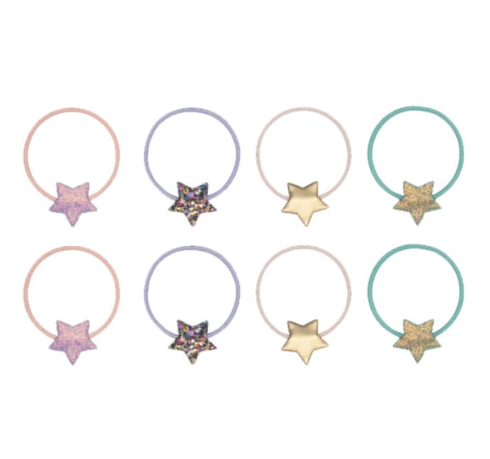 Mimi & Lula | Haarelastiekjes Party Ster | Pastel - 5060925057119