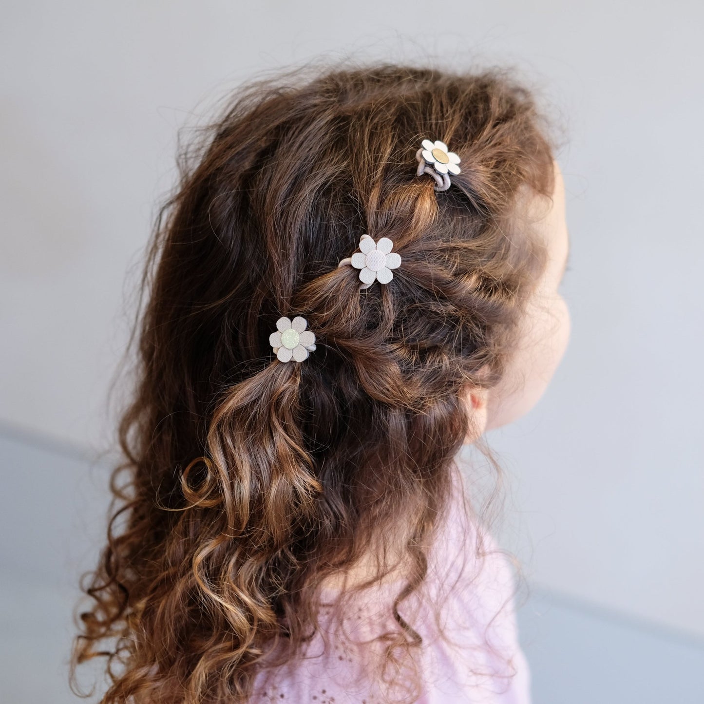 Mimi & Lula | Madelief Mini Haarelastiekjes | Neutral -