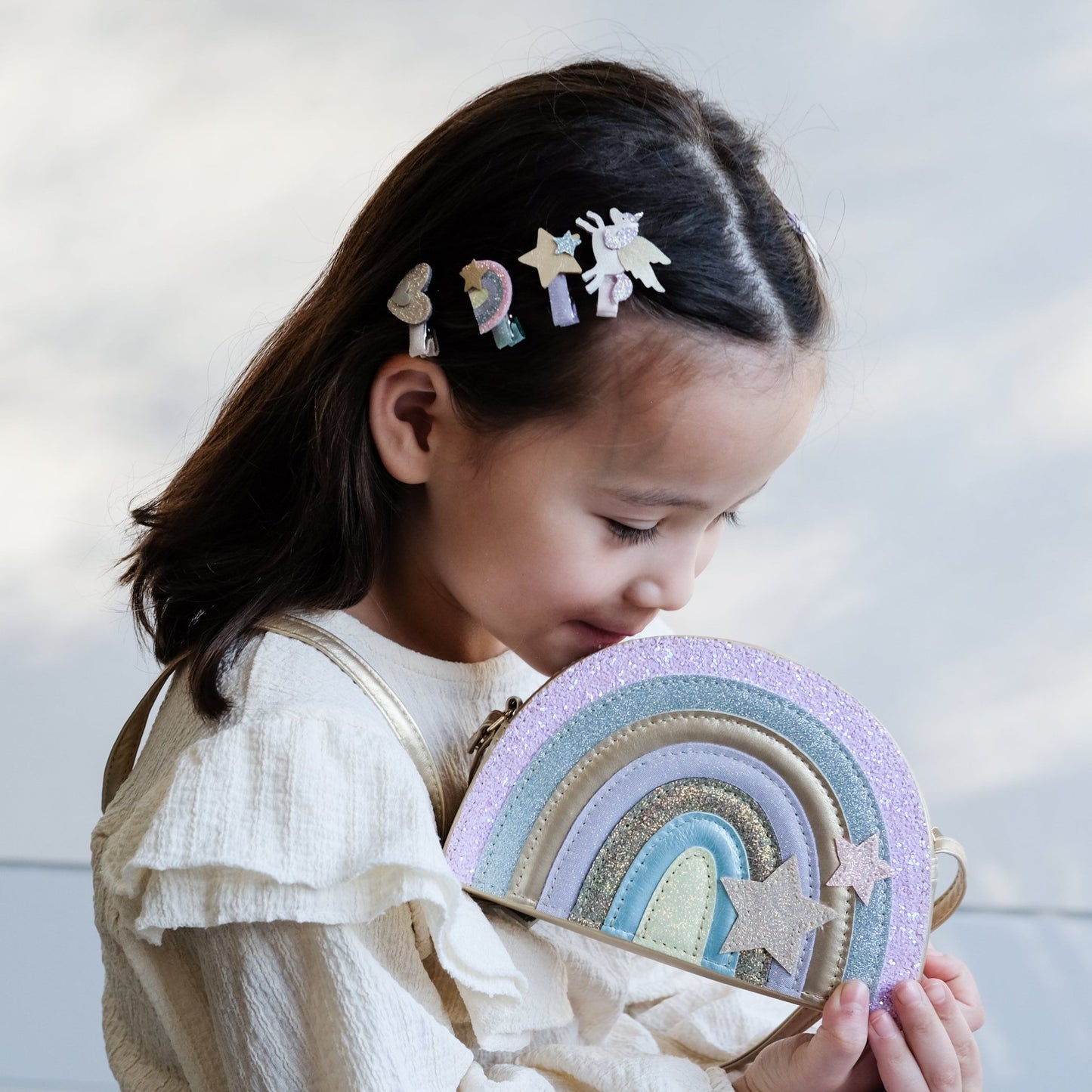 Mimi & Lula | Schoudertas Dreamland Rainbow | Multi -