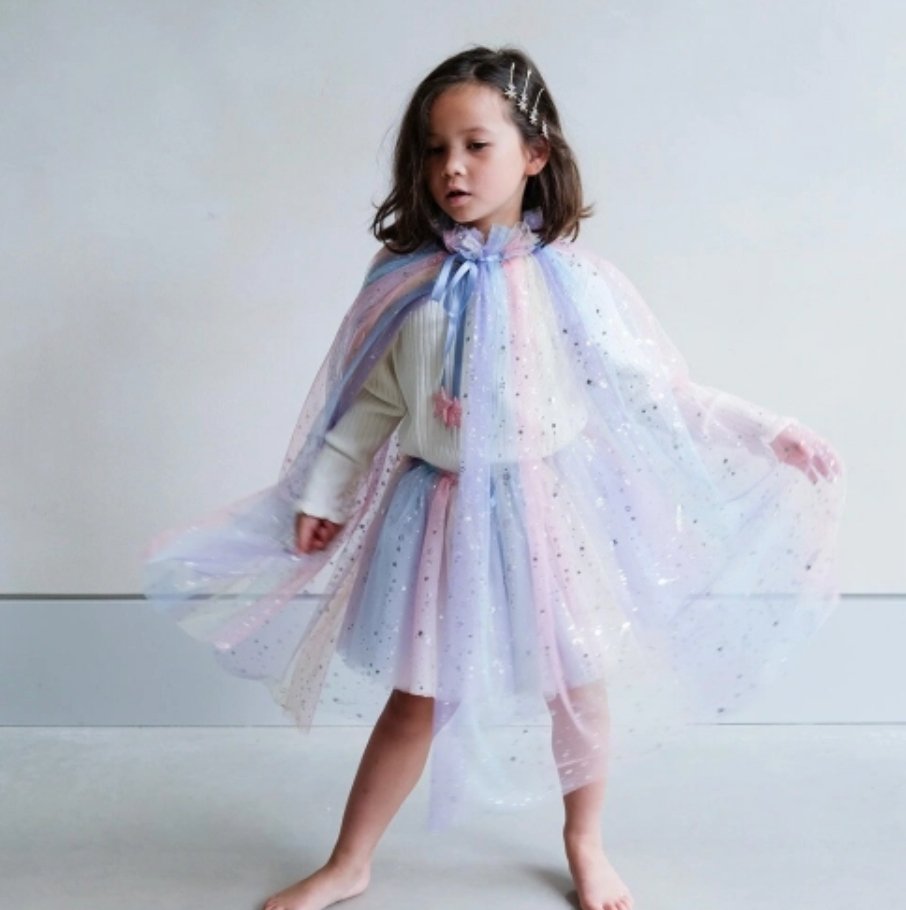 Mimi & Lula | Tutu Rokje Tule Regenboog | Multi -