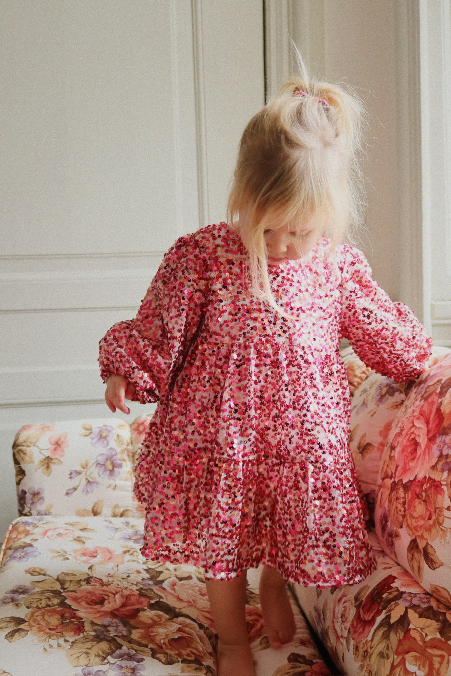 Konges Slojd | Lila Sequins Jurk | Sparkling Sangria