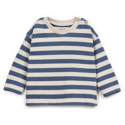 Play Up | Gestreept Jersey T-Shirt | Mirtilo -