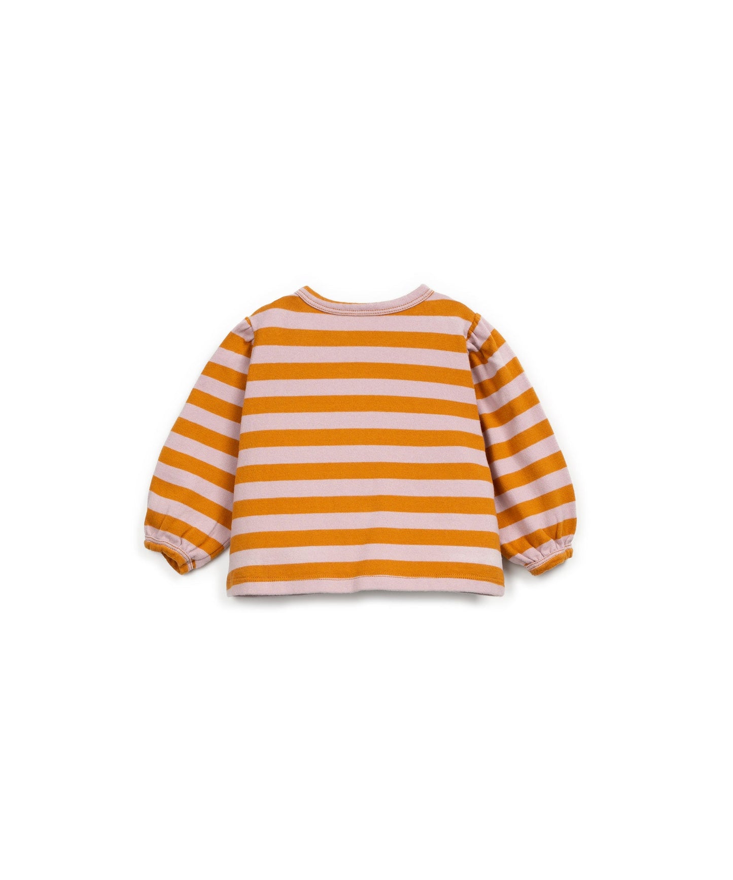 Play Up | Gestreept Jersey T-Shirt | Saffron -