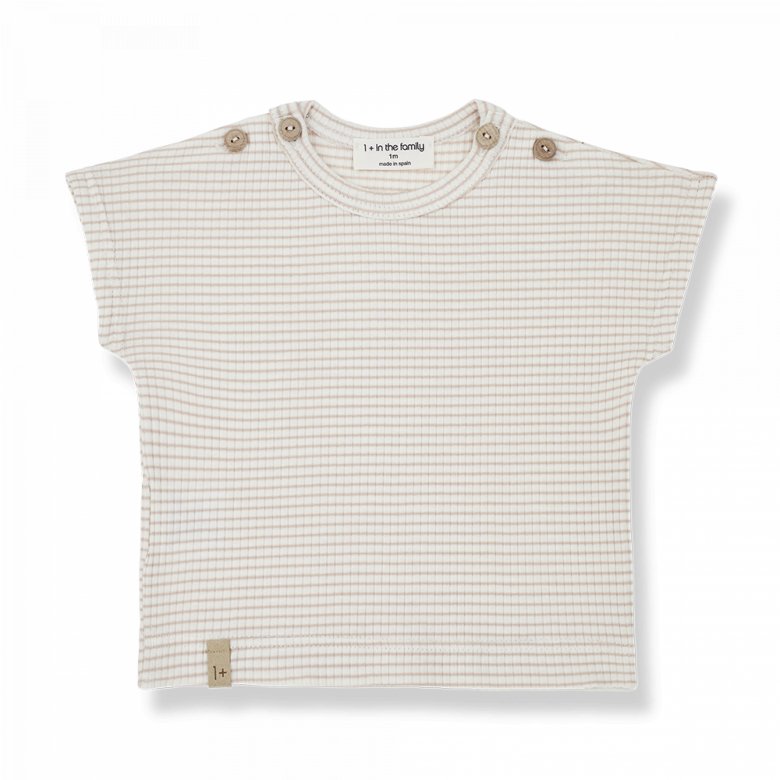 1+ In The Family | Jad | Short Sleeve T-shirt | Nude - ivory - 