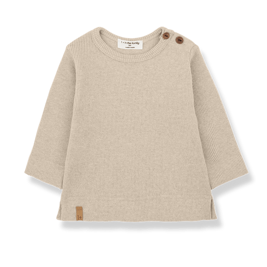 1+ In The Family | Longsleeve Alfons | Tortora - 