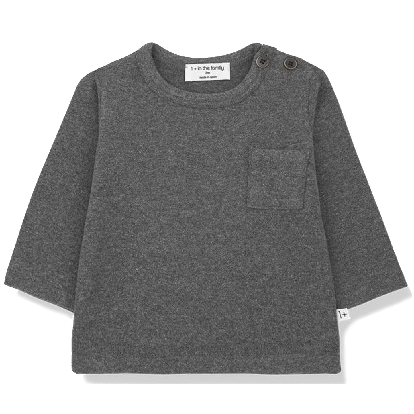 1+ In The Family | Longsleeve Oriol | Grey - 