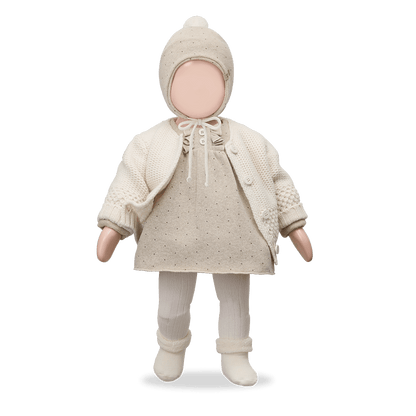 1+ In The Family | Newborn Jurk Claire | Beige - 