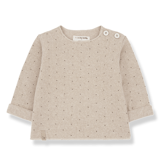 1+ In The Family | Newborn Trui Jutta | Beige - 