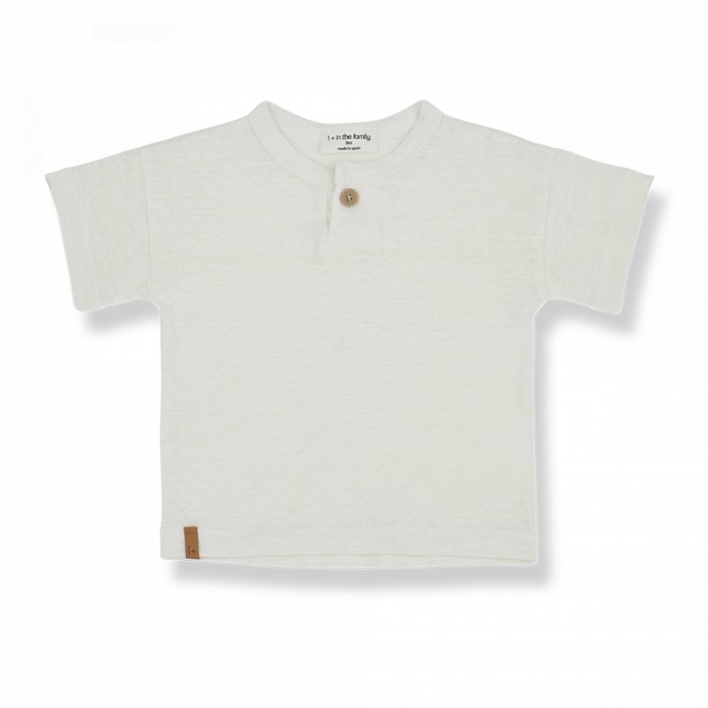 1+ In The Family | Valdarno | Short Sleeve Shirt | Ivory - 