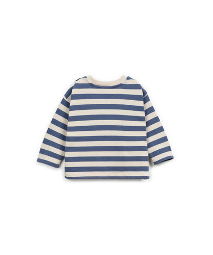 Play Up | Gestreept Jersey T-Shirt | Mirtilo