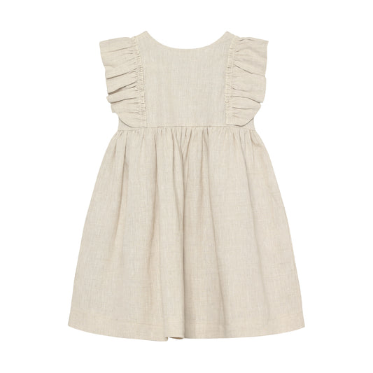 Huttelihut | Linnen Jurk | Antique White