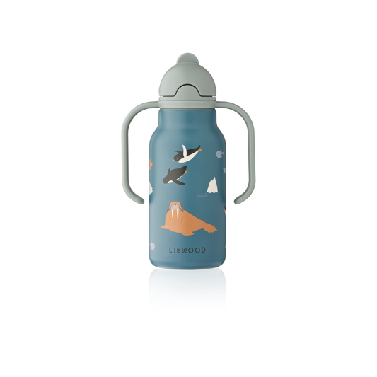 Liewood | Kimmie RVS Thermosfles Artic Sea 250 ml | Blauw