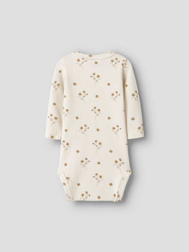 Lil' Atelier | Layo Sig Romper | Coconut Milk Yellow Flower