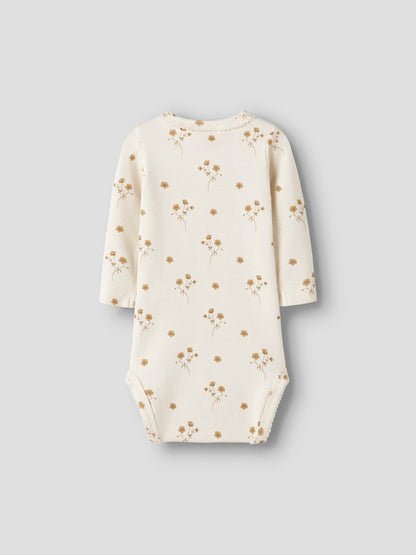 Lil' Atelier | Layo Sig Romper | Coconut Milk Yellow Flower