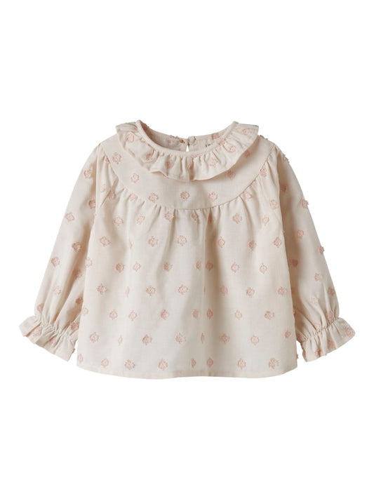 Lil' Atelier | Nethe Blouse Baby | Pastel Parchment