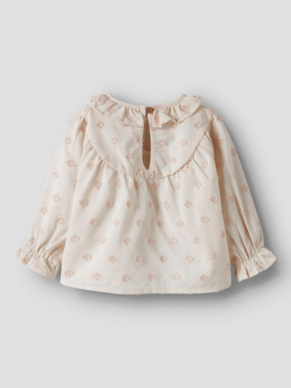 Lil' Atelier | Nethe Blouse Baby | Pastel Parchment