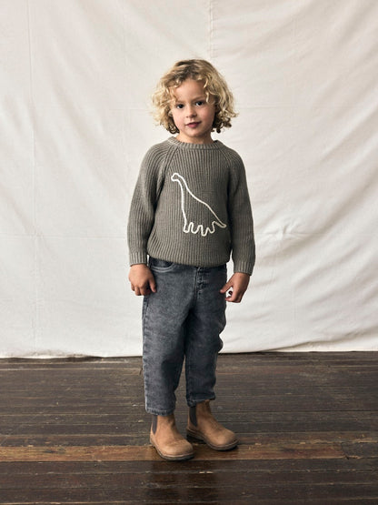 Lil' Atelier | Lulia Loose Jeans | Medium Grey Denim