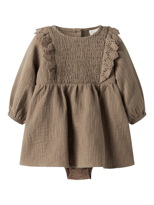 Lil' Atelier | Rosita Liu Body Jurk | Sepia Tint