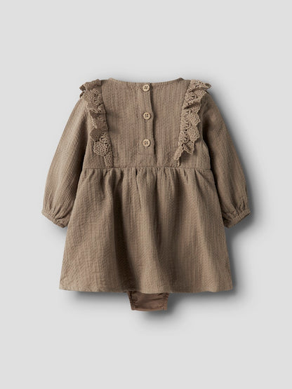 Lil' Atelier | Rosita Liu Body Jurk | Sepia Tint