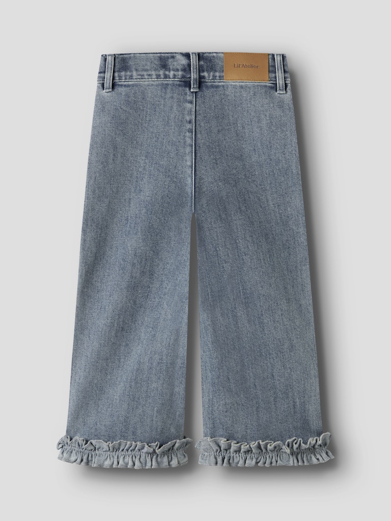 Lil' Atelier | Damla Wide Ancel Jeans | Medium Blue Denim