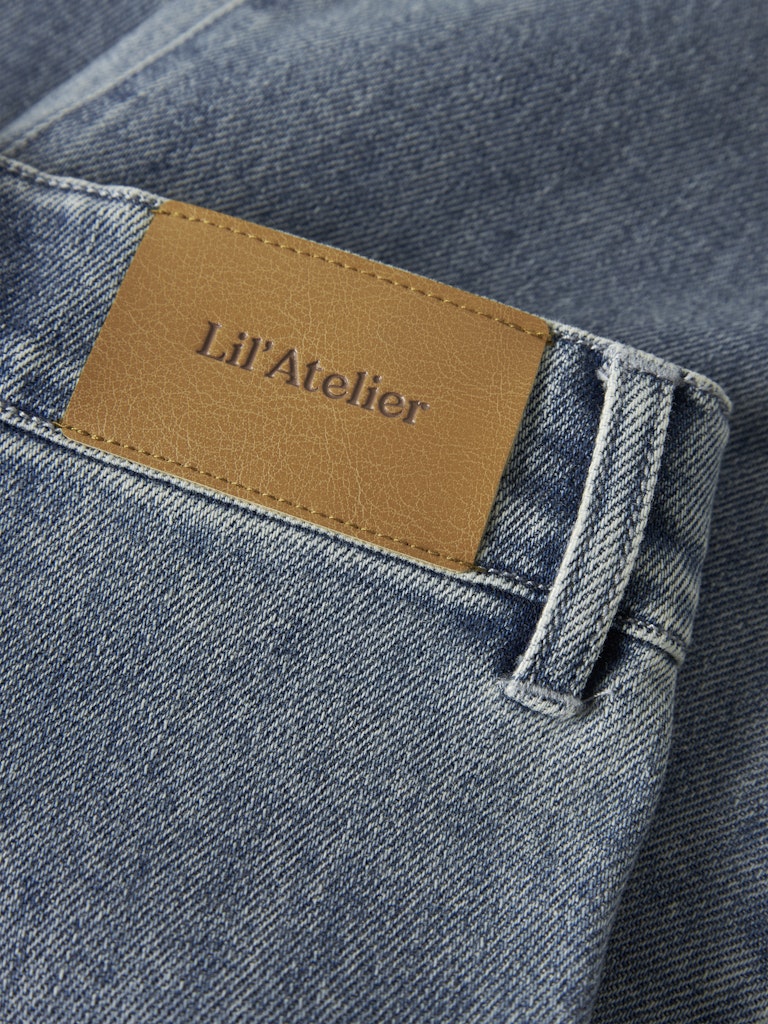 Lil' Atelier | Damla Wide Ancel Jeans | Medium Blue Denim
