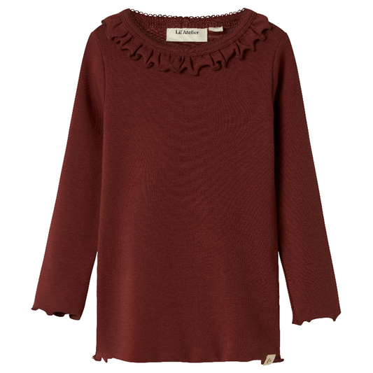 Lil' Atelier |  Gayo Koj Slim Top | Hot Chocolate