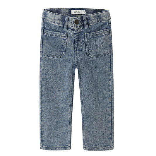 Lil' Atelier | Nadie Wide Jeans | Medium Blue Denim