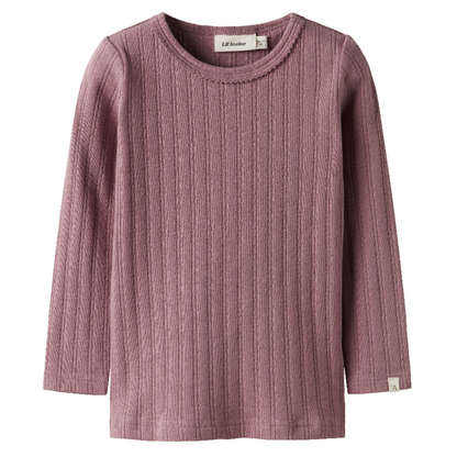 Lil' Atelier | Rita Sig Slim Top | Nostalgia Rose