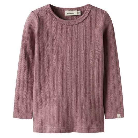 Lil' Atelier | Rita Sig Slim Top | Nostalgia Rose