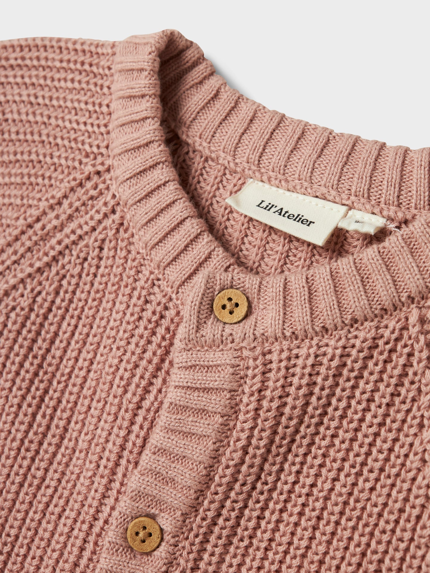 Lil' Atelier | Emlen Lin Gebreid Vestje | Misty Rose