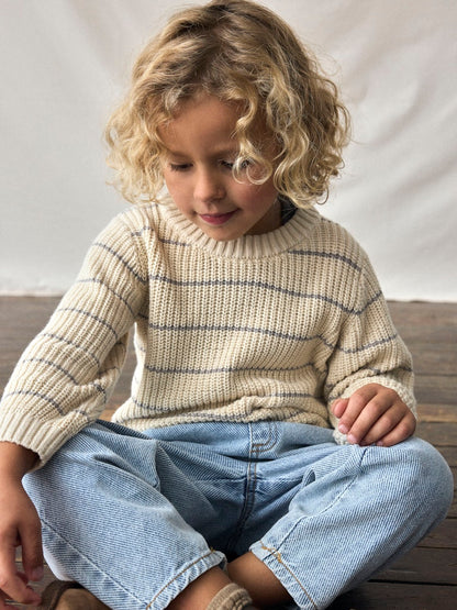 Lil' Atelier | Emlen Gebreide Trui | Turtledove
