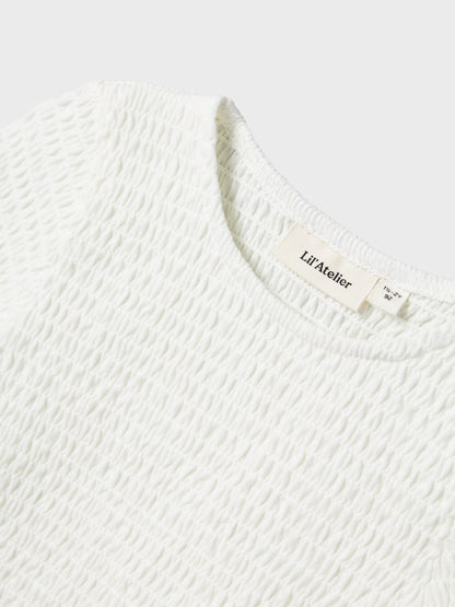 Lil' Atelier | Jacoba Slim Top | Coconut Milk