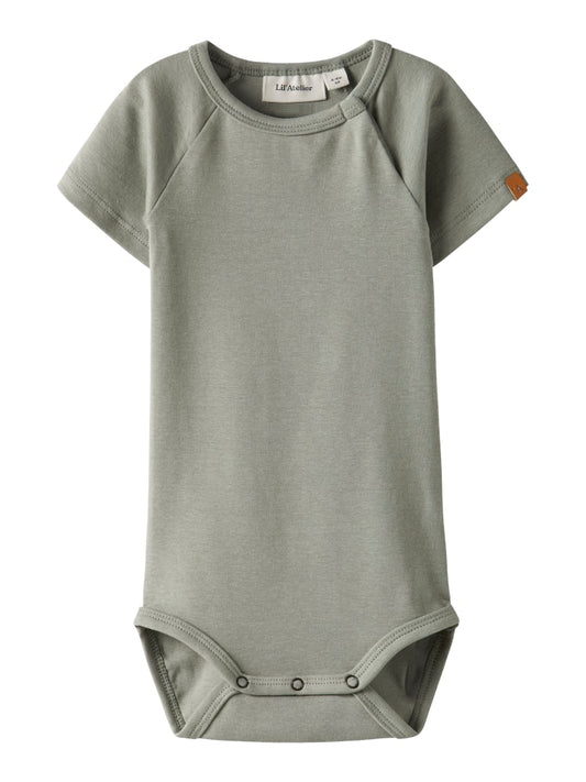 Lil' Atelier |  Lalo Tab Romper | Seagrass