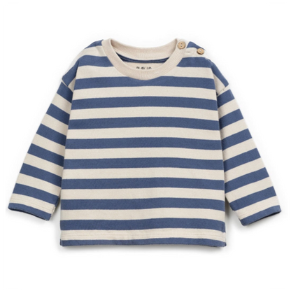 Play Up | Gestreept Jersey T-Shirt | Mirtilo
