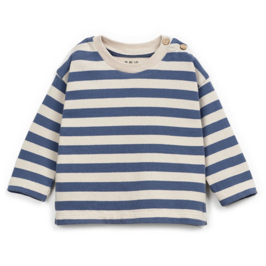 Play Up | Gestreept Jersey T-Shirt | Mirtilo