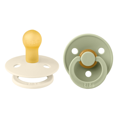 BIBS | Colour Fopspeen 2 - pack | Ivory Sage | Maat 1 - 