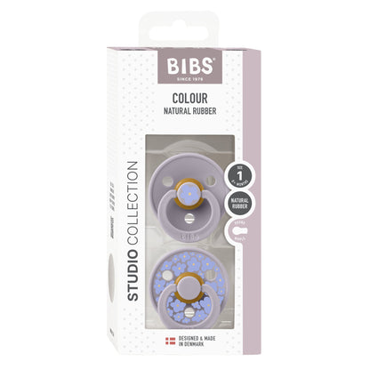 BIBS | Studio Colour Jasmin Fopspeen 2 - pack | Fossil Grey | Maat 2 - 