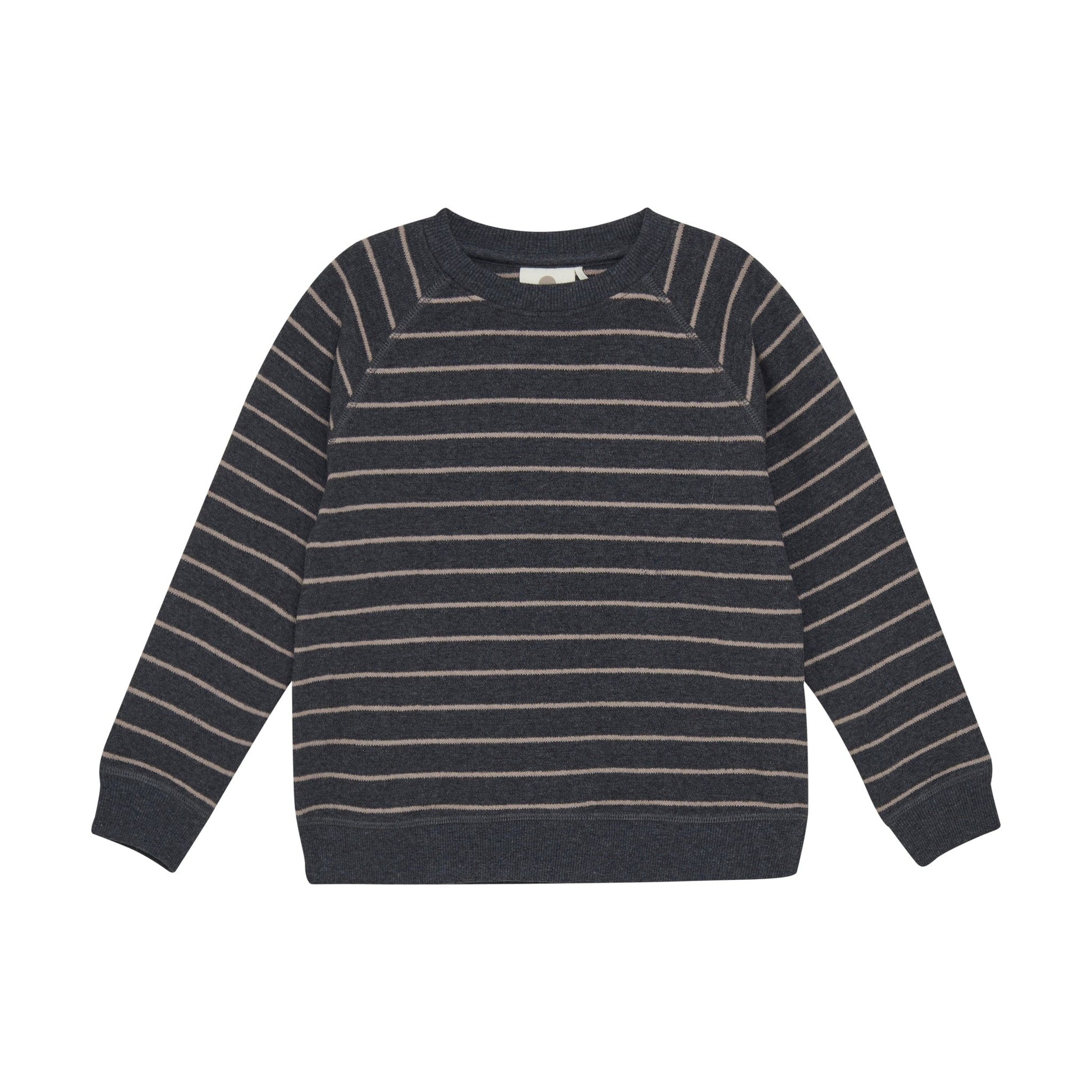 En Fant | Gestreept Sweatshirt | Ebony - 5713438447389