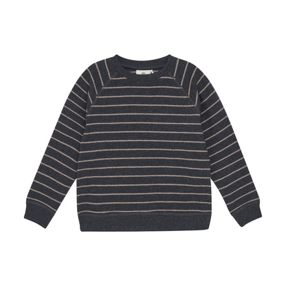 En Fant | Gestreept Sweatshirt | Ebony - 5713438447389