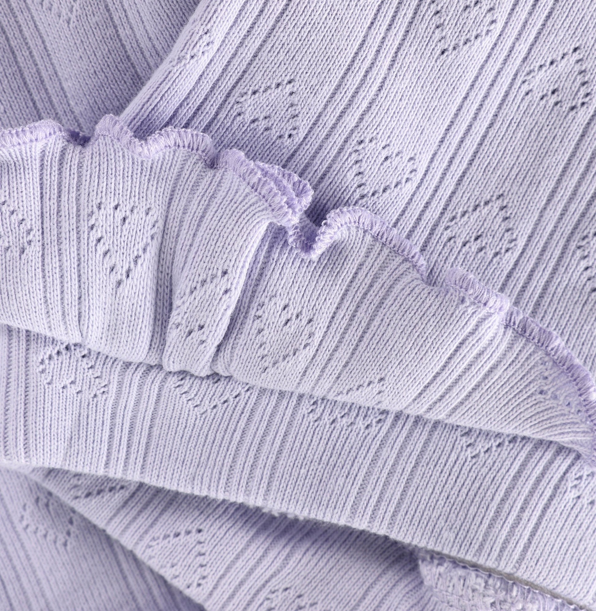 En Fant | Pointelle Legging | Purple Heather - 5713438693847