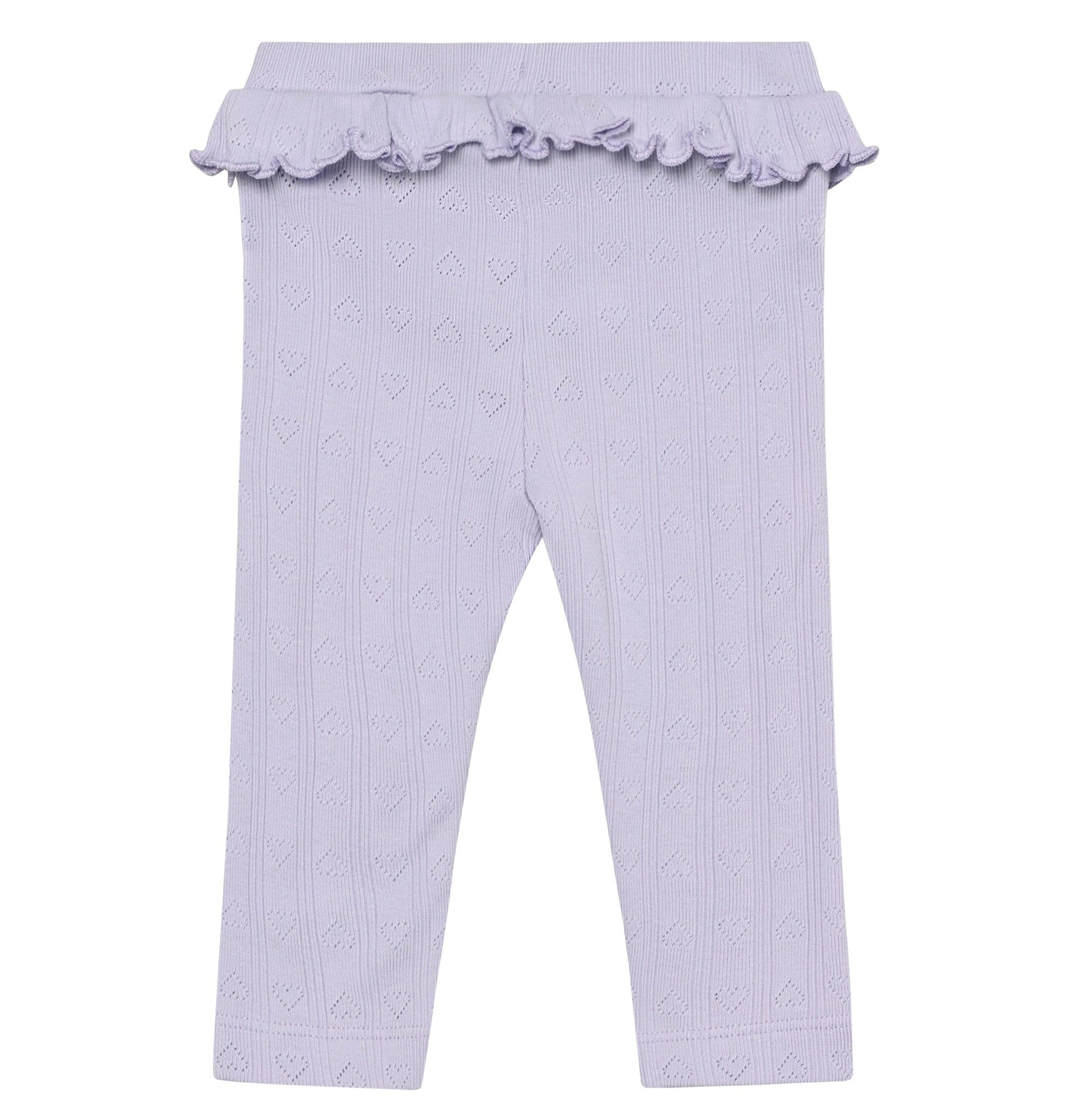 En Fant | Pointelle Legging | Purple Heather - 5713438693847