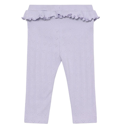En Fant | Pointelle Legging | Purple Heather - 5713438693847