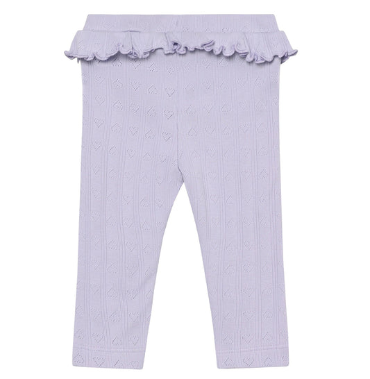 En Fant | Pointelle Legging | Purple Heather - 5713438693847