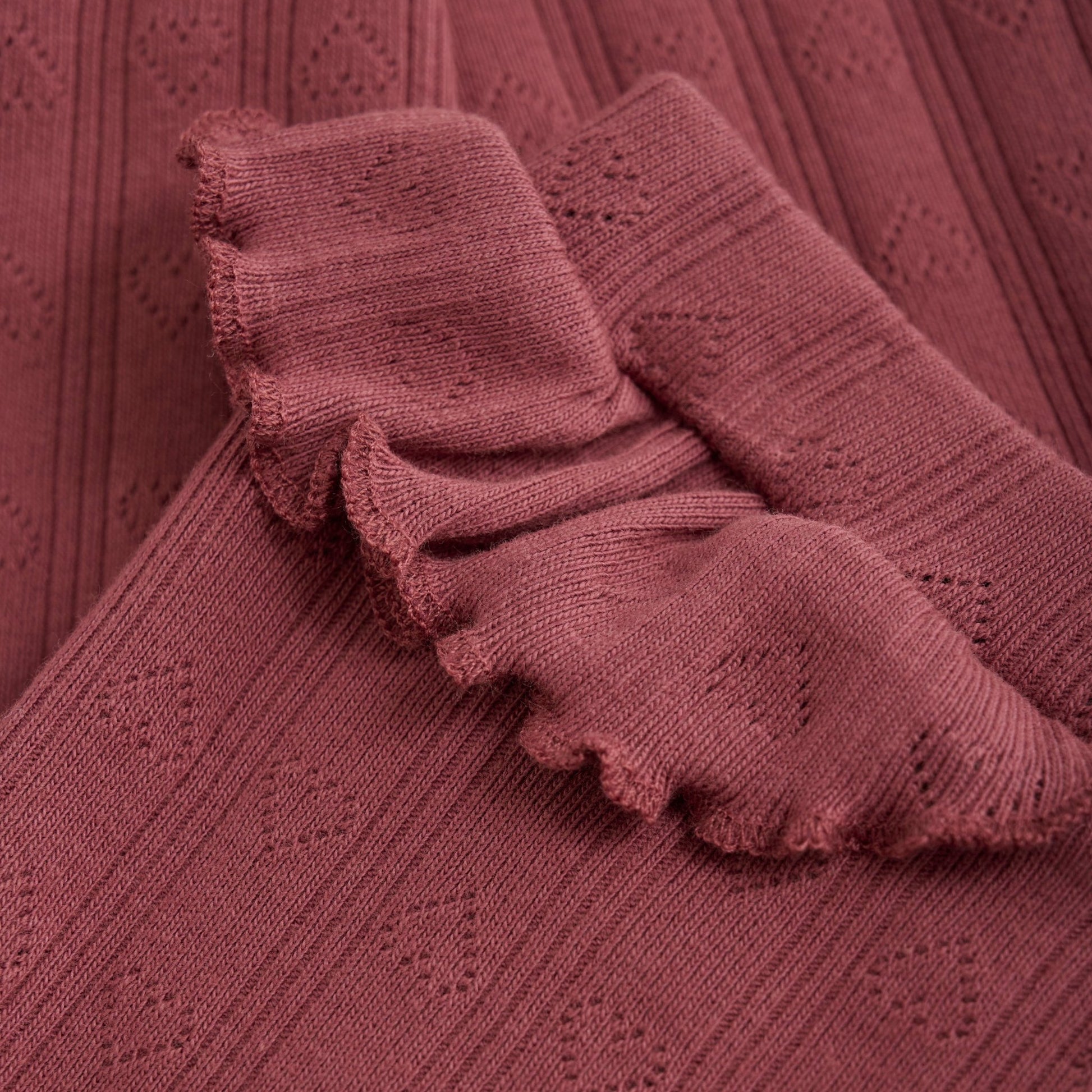 En Fant | Pointelle Legging | Roan Rouge - 5713438439063