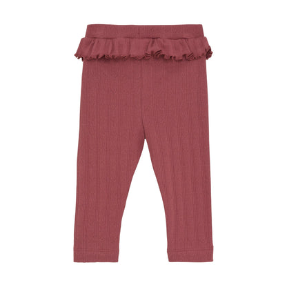 En Fant | Pointelle Legging | Roan Rouge - 5713438439063