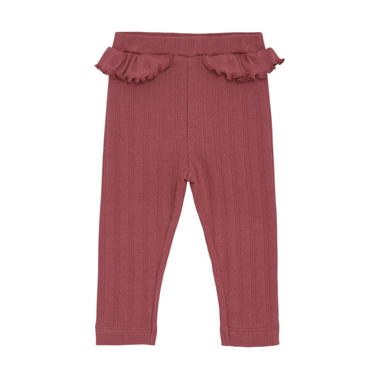 En Fant | Pointelle Legging | Roan Rouge - 5713438439063